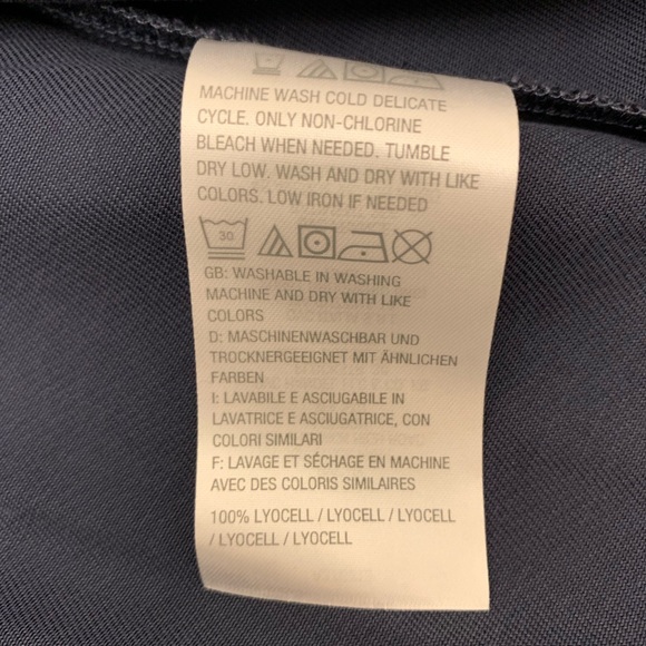 Laurie Felt Belted Utility Jacket with Contrast
Print Detai Indigo Sz 8 - Picture 9 of 12